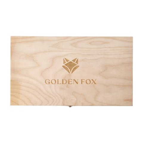 Szklanki do whisky Golden Fox Luna Fox Silver zdobione odlewanym elementem 6 szt. Golden Fox