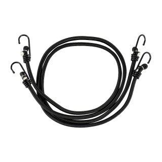 Sznur M-Tac Elastyczny Z Haczykami Black (2 szt.) M-Tac