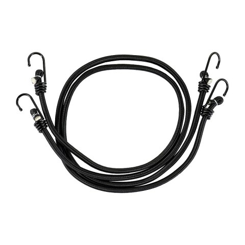 Sznur M-Tac Elastyczny Z Haczykami Black (2 szt.) M-Tac