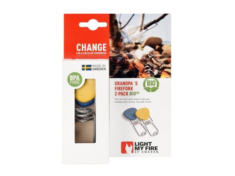 Szpic do pieczenia Light My Fire Grandpa's FireFork Bio zielony i rożowy Light My Fire