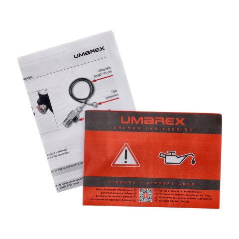 Szybkozłączka Walther z ogranicznikiem przepływu 45 cm Umarex