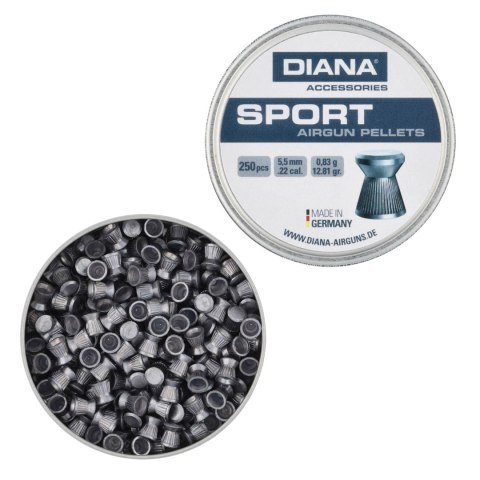 Śrut Diana Sport 5,5 mm 250 szt. Diana