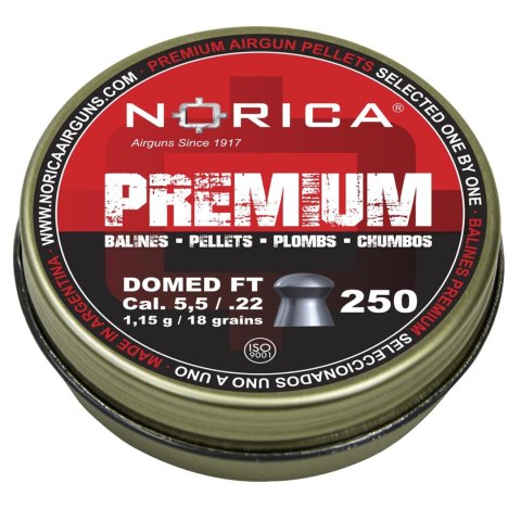 Śrut Norica Domed Premium FT 5,5 mm 250 szt. Norica