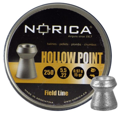 Śrut Norica Hollow Point 5,5 mm 250 szt. Norica