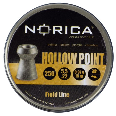 Śrut Norica Hollow Point 5,5 mm 250 szt. Norica