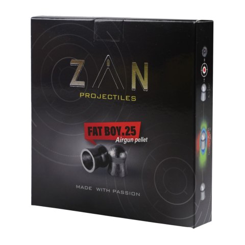 Śrut ZAN Pellet .25 (6.35mm) 31,5 grain (2,04grama) - 252 sztuk ZAN