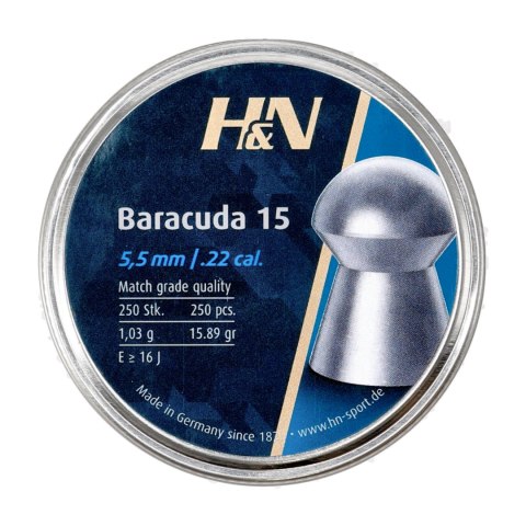 Śrut diabolo H&N Baracuda 15 5,52 mm 250 szt. H&N Sport
