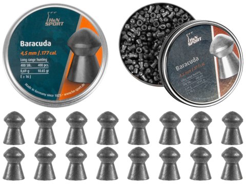 Śrut diabolo H&N Baracuda 4,5 mm 400 szt. H&N Sport
