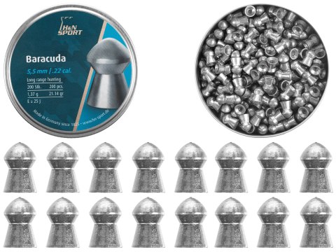 Śrut diabolo H&N Baracuda 5,5 mm 200 szt. H&N Sport