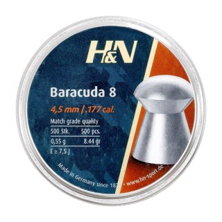 Śrut diabolo H&N Baracuda 8 4,51 mm 500 szt. H&N Sport