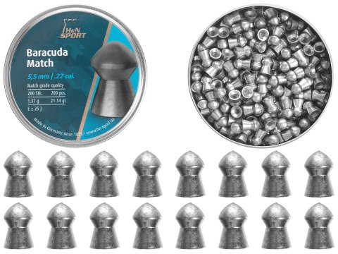 Śrut diabolo H&N Baracuda Match 5,52 mm 200 szt. H&N Sport