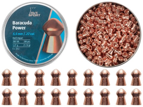 Śrut diabolo H&N Baracuda Power 5,5 mm 200 szt. H&N Sport