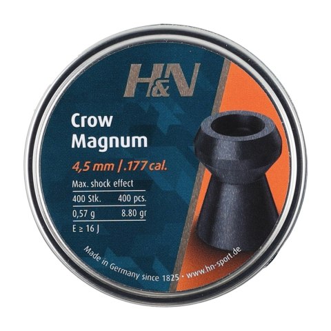 Śrut diabolo H&N Crow Magnum 4,5 mm 400 szt. H&N Sport
