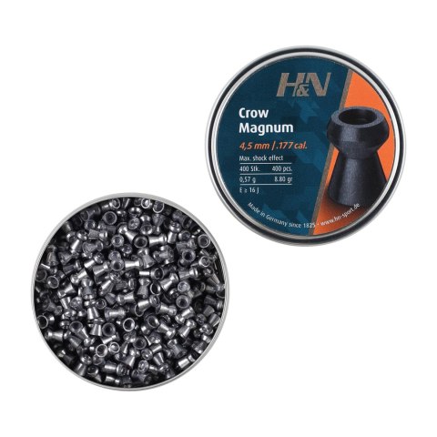 Śrut diabolo H&N Crow Magnum 4,5 mm 400 szt. H&N Sport