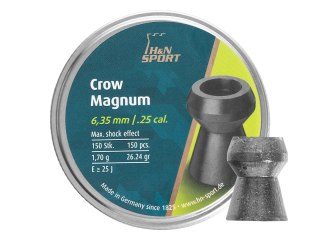 Śrut diabolo H&N Crow Magnum 6,35 mm 150 szt. H&N Sport