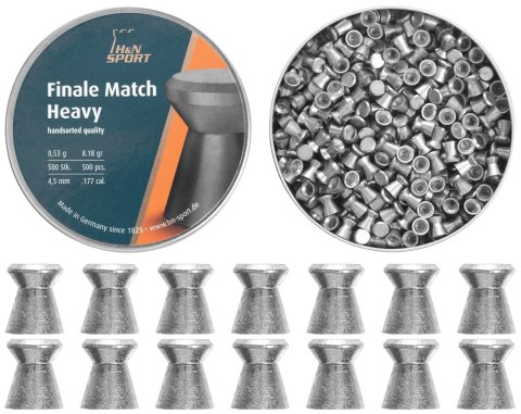 Śrut diabolo H&N Finale Match Heavy 4,5 mm 500 szt. H&N Sport