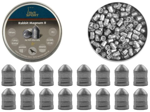 Śrut diabolo H&N Rabbit Magnum II 5,5 mm 200 szt. H&N Sport