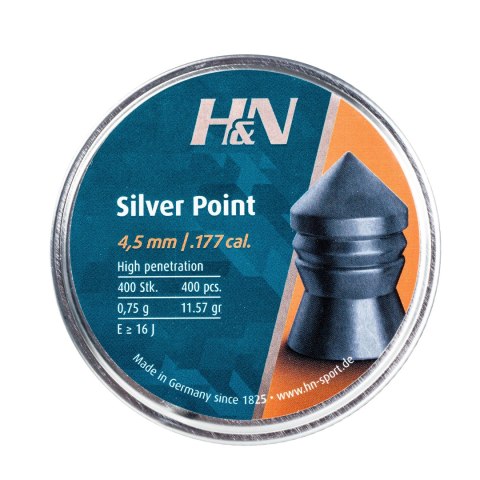 Śrut diabolo H&N Silver Point 4,5 mm 400 szt. H&N Sport