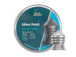 Śrut diabolo H&N Silver Point 5,5 mm 200 szt. H&N Sport