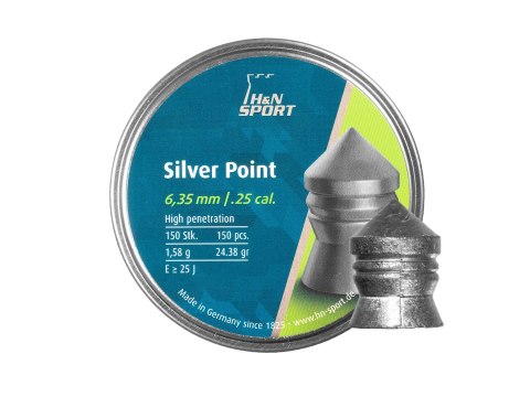 Śrut diabolo H&N Silver Point 6,35 mm, 150 szt. H&N Sport