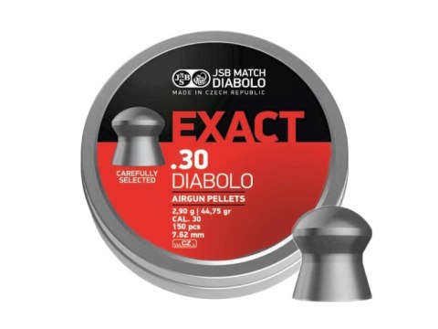Śrut diabolo JSB Exact 7,62 mm 150 szt. 2,90 g JSB Match Diabolo