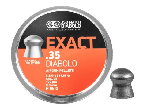 Śrut diabolo JSB Exact 9,00 mm 100 szt. JSB Match Diabolo