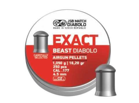 Śrut diabolo JSB Exact Beast 4,52 mm 250 szt. JSB Match Diabolo