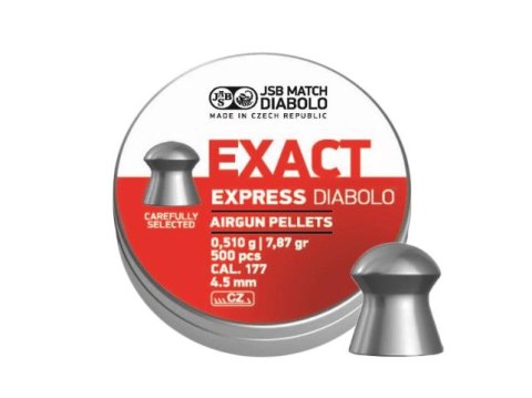 Śrut diabolo JSB Exact Express 4,52 mm 500 szt. JSB Match Diabolo