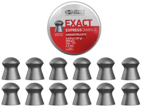 Śrut diabolo JSB Exact Express 4,52 mm 500 szt. JSB Match Diabolo