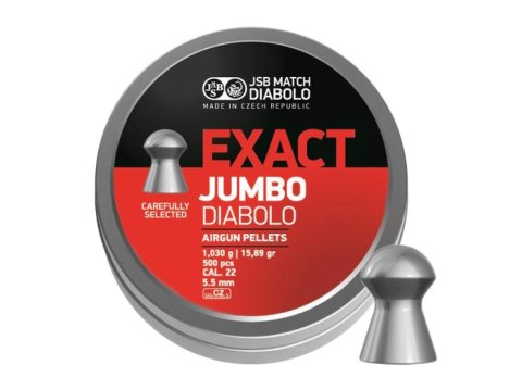 Śrut diabolo JSB Exact Jumbo 5,50 mm 500 szt. JSB Match Diabolo
