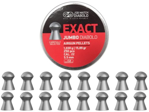 Śrut diabolo JSB Exact Jumbo 5,51 mm 250 szt. JSB Match Diabolo