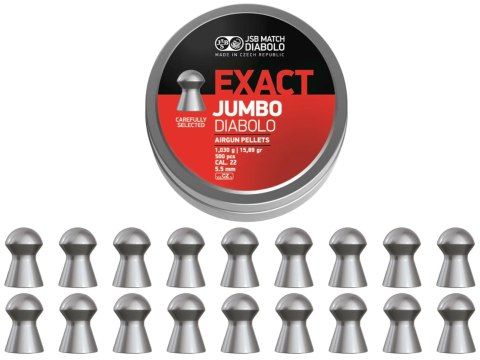 Śrut diabolo JSB Exact Jumbo 5,52 mm 500 szt. JSB Match Diabolo