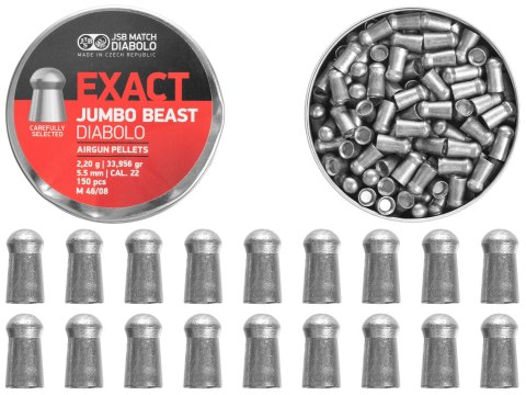 Śrut diabolo JSB Exact Jumbo Beast 5,52 mm 150 szt. JSB Match Diabolo