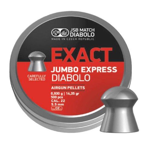 Śrut diabolo JSB Exact Jumbo Express 5,52 mm 250 szt. JSB Match Diabolo
