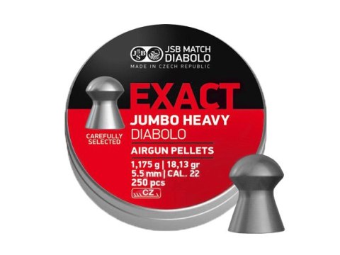 Śrut diabolo JSB Exact Jumbo Heavy 5,52 mm 250 szt. JSB Match Diabolo