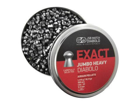 Śrut diabolo JSB Exact Jumbo Heavy 5,52 mm 500 szt. JSB Match Diabolo