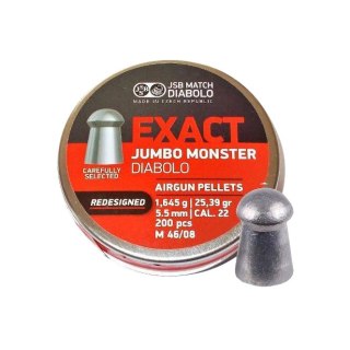 Śrut diabolo JSB Exact Jumbo Monster Redesig 5,52 mm 200 szt. JSB Match Diabolo