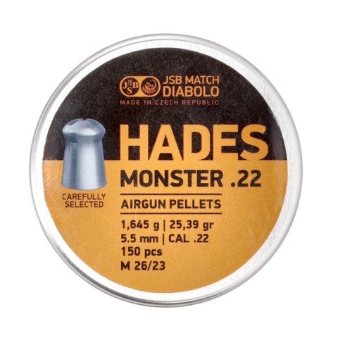 Śrut diabolo JSB Hades Monster .22 5,5 mm 150 szt. JSB Match Diabolo