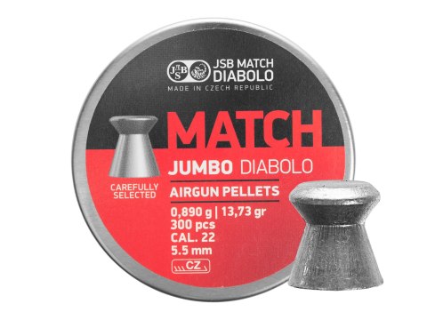 Śrut diabolo JSB Jumbo Match 5,50 mm 300 szt. JSB Match Diabolo