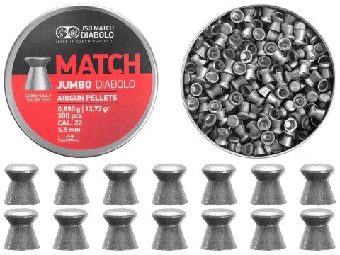 Śrut diabolo JSB Jumbo Match 5,50 mm 300 szt. JSB Match Diabolo