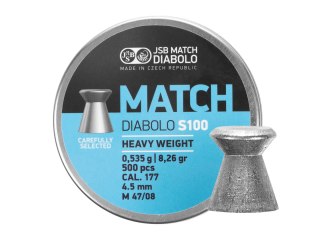 Śrut diabolo JSB Match Heavy S100 4,49 mm 500 szt. JSB Match Diabolo