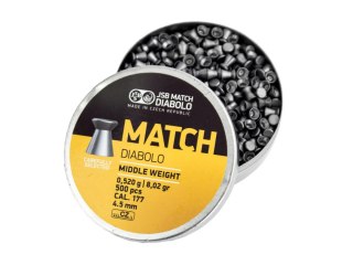 Śrut diabolo JSB Match Middle 4,50 mm 500 szt. JSB Match Diabolo