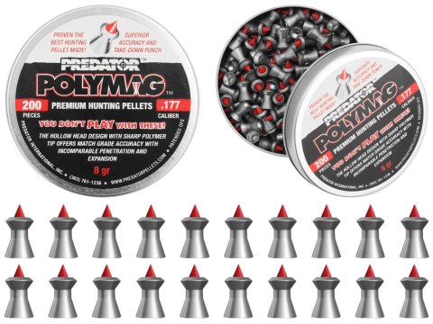 Śrut diabolo JSB Polymag Predator 4,50 mm 200 szt. JSB Match Diabolo