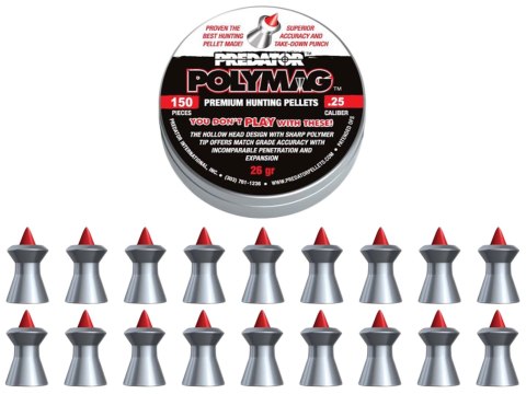 Śrut diabolo JSB Polymag Predator 6,35 mm 150 szt. JSB Match Diabolo