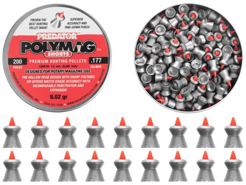 Śrut diabolo JSB Polymag Short 4,5 mm 200 szt. JSB Match Diabolo