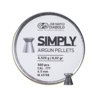 Śrut diabolo JSB Simply 4,5 mm 500 szt. 0,520 g JSB Match Diabolo