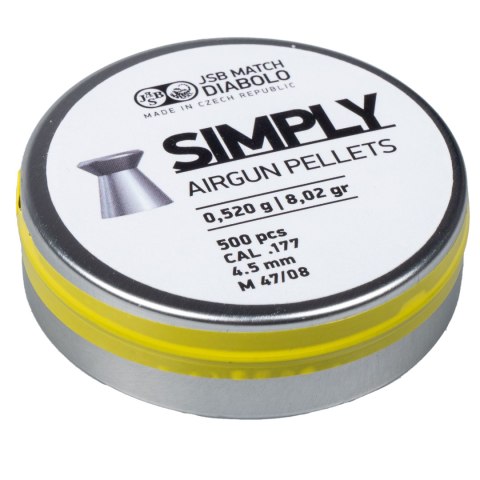 Śrut diabolo JSB Simply 4,5 mm 500 szt. 0,520 g JSB Match Diabolo