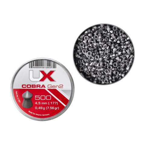 Śrut diabolo UX Cobra gen 2. 4,5 mm 500 szt. UX