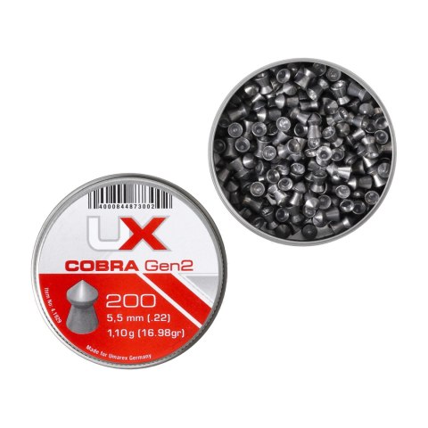 Śrut diabolo UX Cobra gen 2. 5,5 mm 200 szt. UX