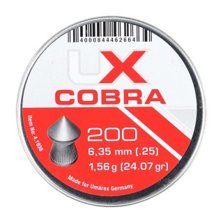 Śrut diabolo Umarex Cobra Pointed Ribbed 6,35/200 Umarex